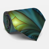 Verlichte Abstracte glanzende Blauwgroen Paarse Fr Stropdas (Opgerold)