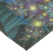 Verlichte Abstracte glanzende Blauwgroen Paarse Fr Tafelkleed (Gekanteld)