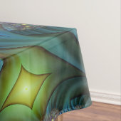 Verlichte Abstracte glanzende Blauwgroen Paarse Fr Tafelkleed (Voorbeeld)