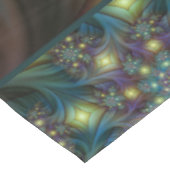 Verlichte Abstracte glanzende Blauwgroen Paarse Fr Tafelkleed (Gekanteld)