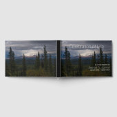 Verlichte Bergen Alaska Fotoherdenking Gastenboek (Volledig)