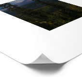 Verlichte Bergen Foto Poster (Hoek)