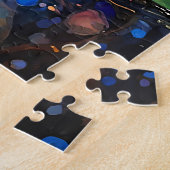 Verlichte Bloeiende Lotus Bloem Legpuzzel (Zijkant)