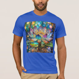 Verlichte Bloeiende Lotusbloem T-shirt