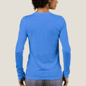 Verlichte Bloeiende Lotusbloem Tri-Blend Shirt (Achterkant)