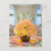 Verlichte bloemen briefkaart (Voorkant)