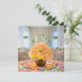 Verlichte bloemen kaart (Staand voorkant)