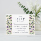 Verlichte Border Wedding RSVP (Staand voorkant)