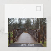 Verlichte Bridge Photo Briefkaart (Voorkant / Achterkant)