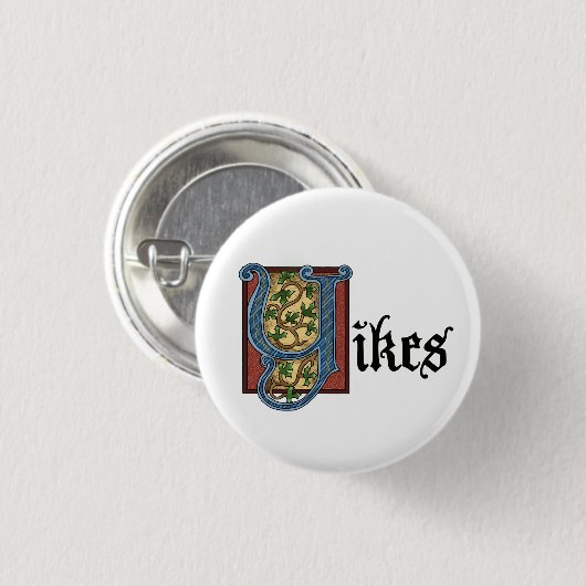 verlichte Button Yikes (Voorkant /achterkant)