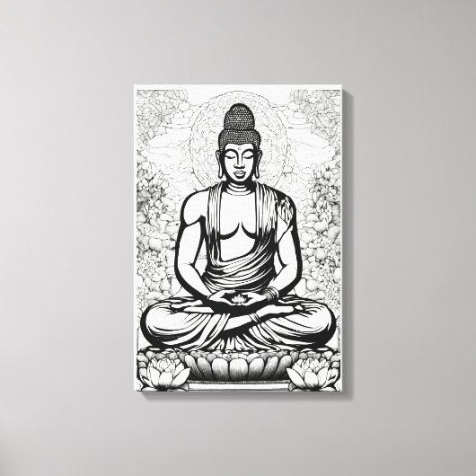 verlichte essentie canvas afdruk (Voorkant)