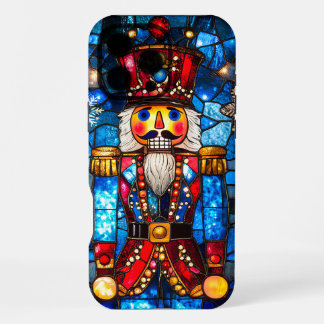 Verlichte Glas-in-Lood Notenkraker iPhone 16 Pro Max Hoesje