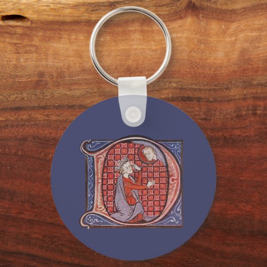 Verlichte Initiaal D-sleutelring Sleutelhanger (Voorkant)