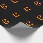 Verlichte Jack O Lantern Cadeaupapier (Hoek)