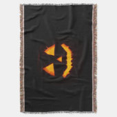 Verlichte Jack O Lantern Deken (Voorkant Verticaal)