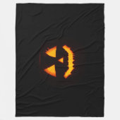 Verlichte Jack O Lantern Fleece Deken (Voorkant)