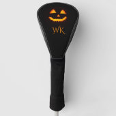 Verlichte Jack O Lantern Golfheadcover (Voorkant)