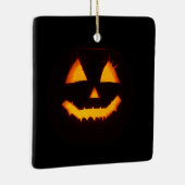 Verlichte Jack O Lantern Keramisch Ornament (Rechts)