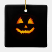 Verlichte Jack O Lantern Keramisch Ornament (Achterkant)