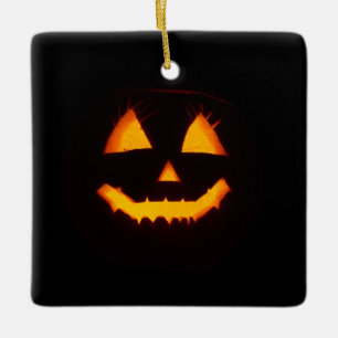 Verlichte Jack O Lantern Keramisch Ornament