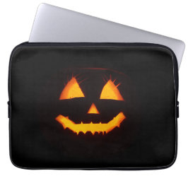 Verlichte Jack O Lantern Laptop Sleeve