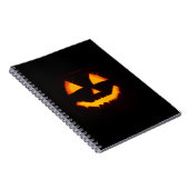 Verlichte Jack O Lantern Notitieboek (Rechterzijde)
