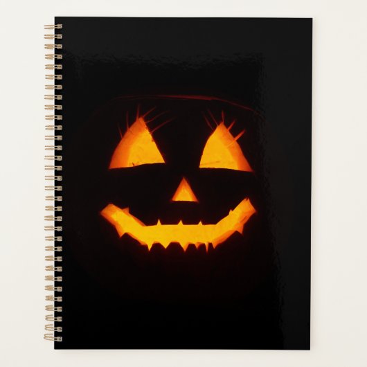 Verlichte Jack O Lantern Planner (Voorkant)