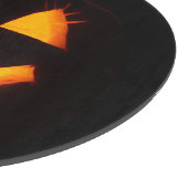 Verlichte Jack O Lantern Snijplank (Hoek)