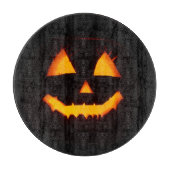 Verlichte Jack O Lantern Snijplank (Voorkant)