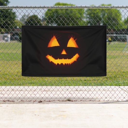 Verlichte Jack O Lantern Spandoek (Insitu)