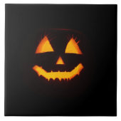 Verlichte Jack O Lantern Tegeltje (Voorkant)