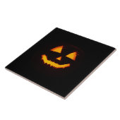 Verlichte Jack O Lantern Tegeltje (Zijkant)