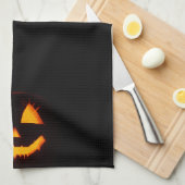 Verlichte Jack O Lantern Theedoek (Quarter Fold)