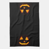 Verlichte Jack O Lantern Theedoek (Verticaal)