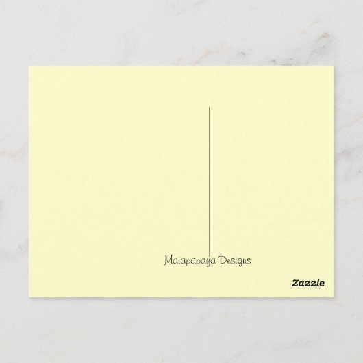 Verlichte Japanse Lantaarns Briefkaart (Achterkant)