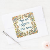 Verlichte kaderplaat vierkante sticker (Envelop)