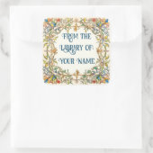 Verlichte kaderplaat vierkante sticker (Tas)