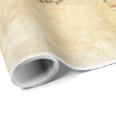 Verlichte kerstmuziek cadeaupapier (Rol Hoek)