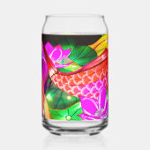 Verlichte Koi Blikvorm Glas (Voorkant)