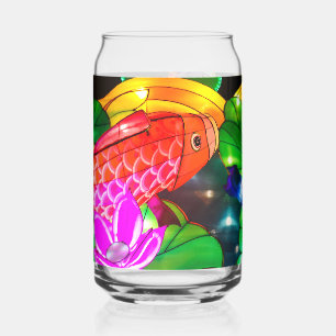 Verlichte Koi Blikvorm Glas