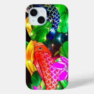 Verlichte Koi iPhone 15 Case