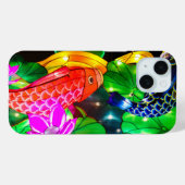 Verlichte Koi Case-Mate iPhone Case (Achterkant (horizontaal))