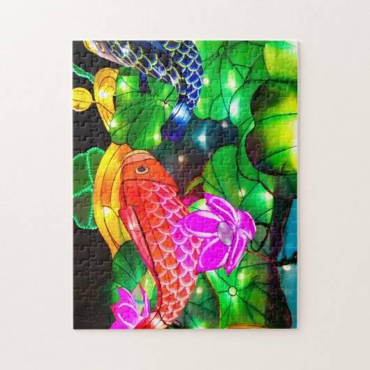 Verlichte Koi Legpuzzel (Verticaal)