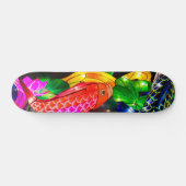 Verlichte Koi Persoonlijk Skateboard (Horizontaal)