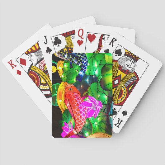 Verlichte Koi Pokerkaarten (Achterkant)