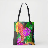 Verlichte Koi Tote Bag (Voorkant)