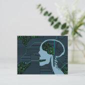 verlichte logicskop briefkaart (Staand voorkant)