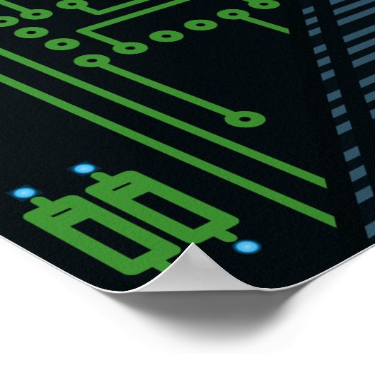 verlichte logicskop poster (Hoek)