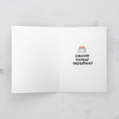 "verlichte" man verjaardag Kaart (Binnen)