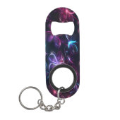 Verlichte Neon Botanische Artistiek Mini Flessenopener (Voorkant)
